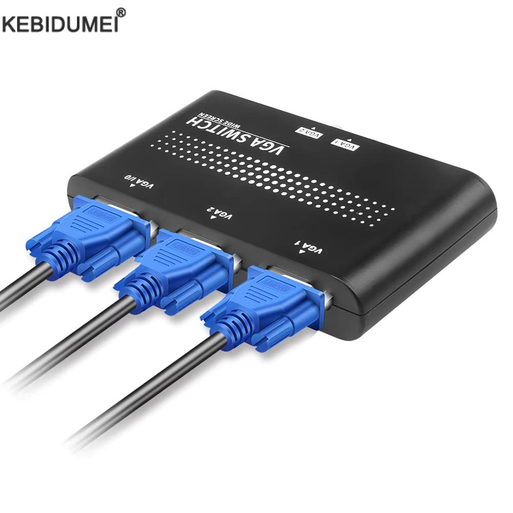 2 In 1 Out VGA/SVGA Manual Sha - đánh giá và giá Kvm Switch Dual Monitor