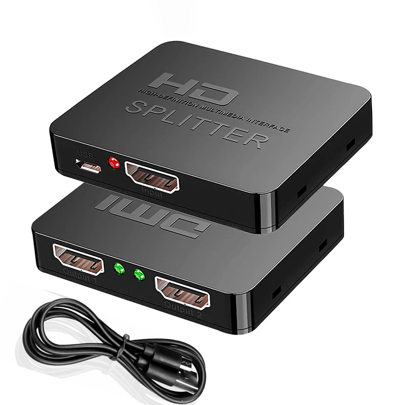4K HDMI-compatible 1x2 Splitte - đánh giá và giá Kvm Switch Dual Monitor