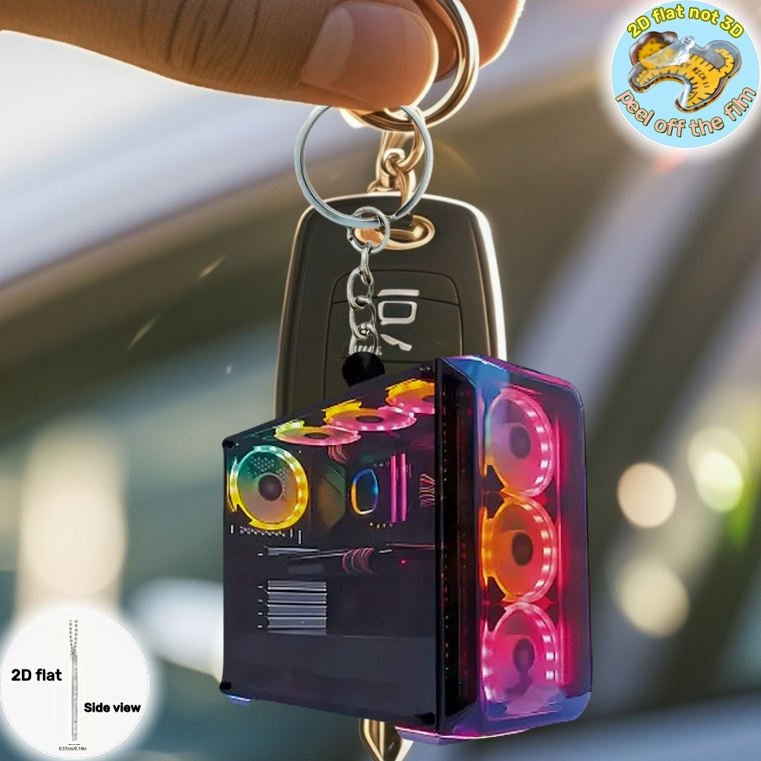 RGB Computer Host Keychain,2D  - đánh giá và giá Office Tech Bag