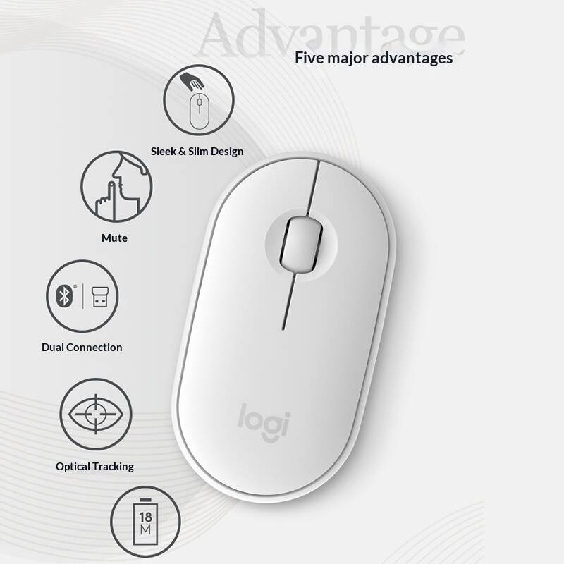 Logitech M350 PEBBLE Travel Wi - đánh giá và giá Office Xp