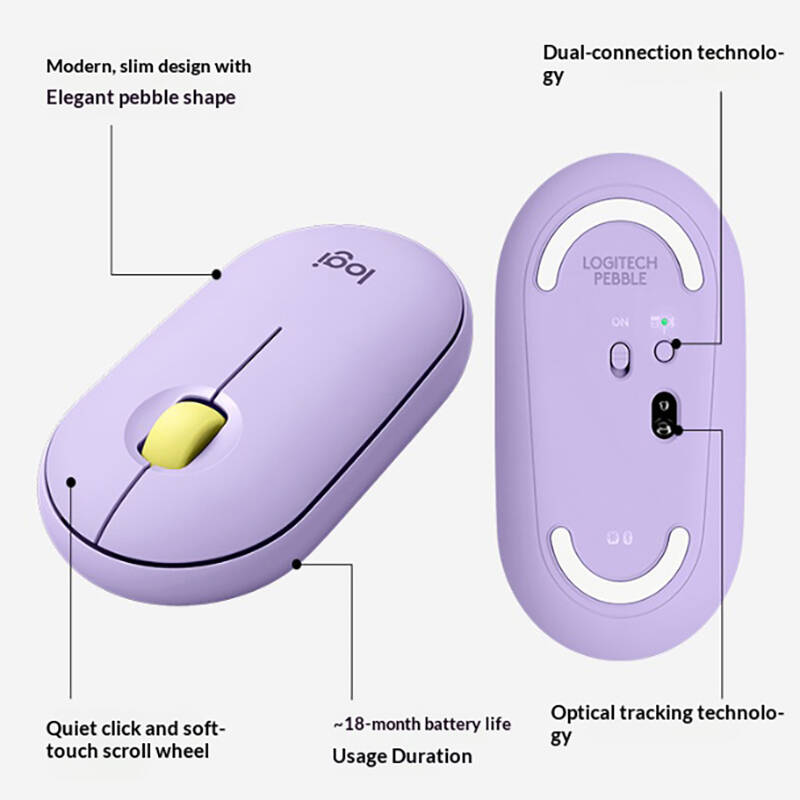 Logitech M350 PEBBLE Travel Wi - đánh giá và giá Office Xp